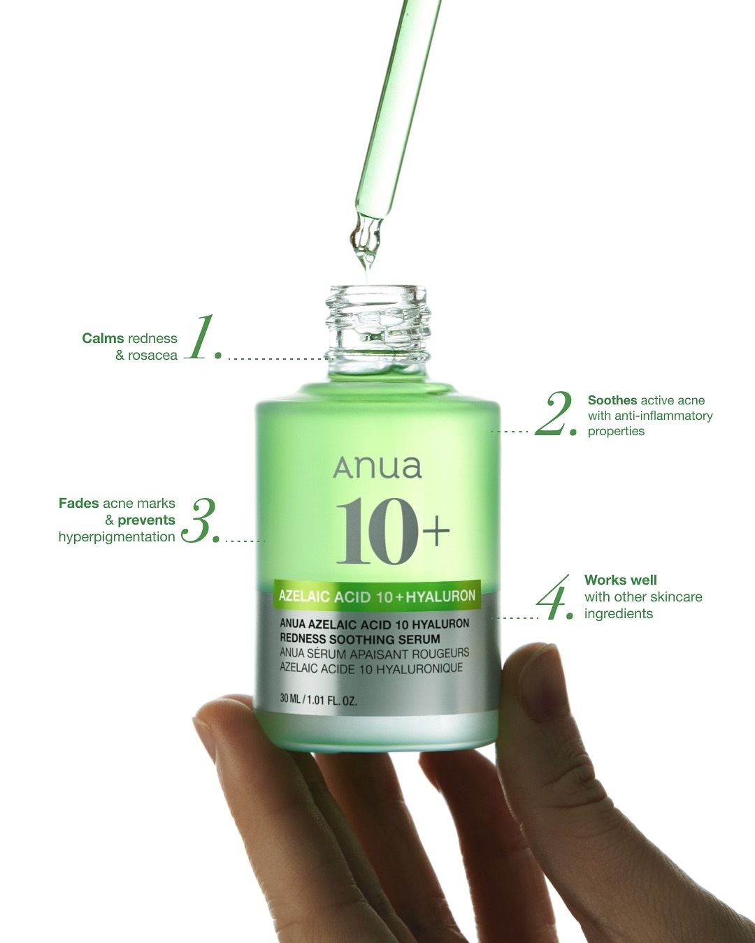 ANUA Azelaic Acid 10 Redness Soothing Serum