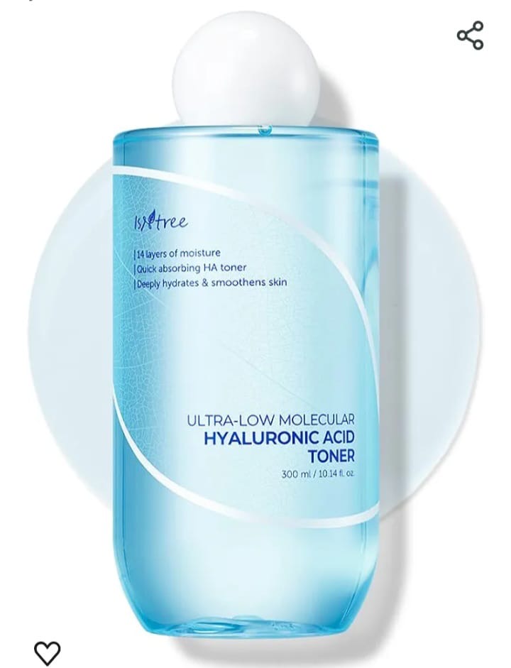 Isntree – Ultra-Low Molecular Hyaluronic Acid Toner 300ML